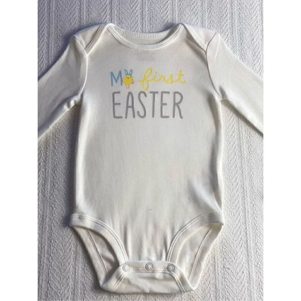 CARTER’S  3M BABY Chick “MY 1ST EASTER” Bodysuit